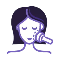 ícone de tratamentos faciais